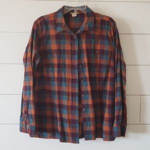 Duluth Trading Flannel Top